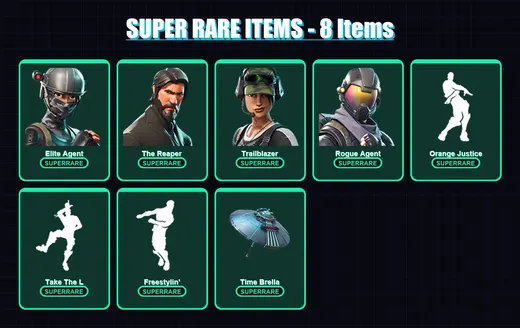 [PC/PSN] | Elite Agent | The Reaper | Trailblazer | Rogue Agent | Enforcer | 29 skin | 28 pickaxe | 26 emote | 23 glider | Lv384