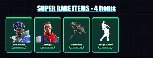 [PC/XBOX] | Blue Striker | Prodigy | Calamity | Lynx | Catalyst | 28 skin | 17 pickaxe | 23 emote | 25 glider | Lv327