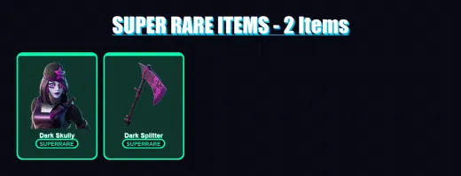 [PC/PSN] | Dark Skully | Wonder Onesie | Agent Patch | The Voidblade | Carletta | 66 skin | 79 pickaxe | 51 emote | 44 glider | Lv532