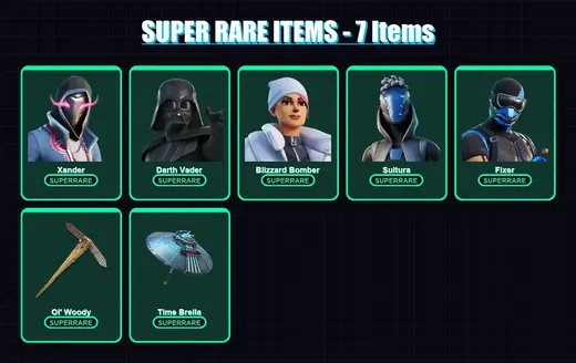 [PS4/PS5/PC] | Xander | Darth Vader | Blizzard Bomber | Sultura | Fixer | 328 skin | 365 pickaxe | 252 emote | 225 glider | Lv3024 — Game account