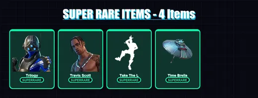 [PC/XBOX/PSN] | Trilogy | Travis Scott | Omegarok | Spectra Knight | Mission Specialist | 15 skin | 53 pickaxe | 36 emote | 51 glider | Lv862