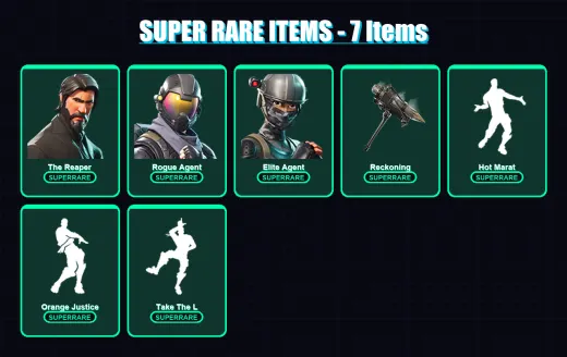 [PC/XBOX/PSN] | The Reaper | Rogue Agent | Elite Agent | Dark Voyager | Ragnarok | 47 skin | 26 pickaxe | 47 emote | 34 glider | Lv544