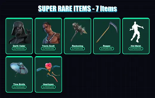 [PS4/PS5/PC] | Darth Vader | Travis Scott | The Scientist | Paradigm (Reality-659) | Malik | 113 skin | 121 pickaxe | 104 emote | 112 glider | Lv152