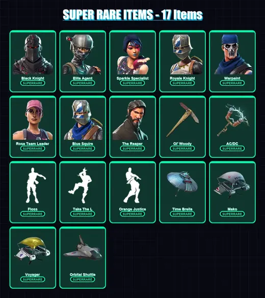 [PS4/PS5/XBOX/PC] | Black Knight | Elite Agent | Sparkle Specialist | 87 skin | Lv1139