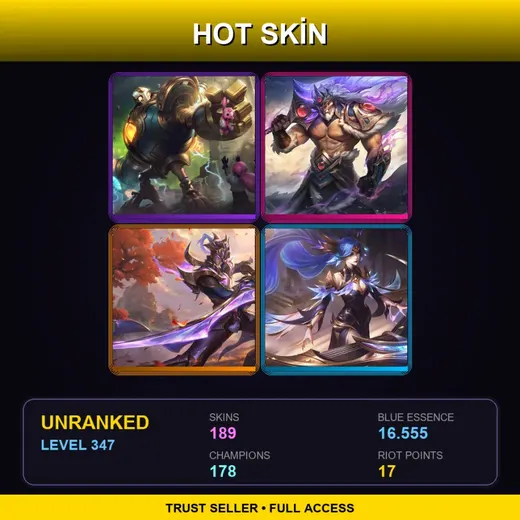VN | Victorious Blitzcrank | Victorious Tryndamere | Victorious Master Yi | Victorious Sona | 189 Skin | 178 Champ | Lv347