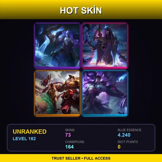 SG | Spirit Blossom Thresh | Cosmic Invoker Illaoi | Spirit Blossom Ahri | Spirit Blossom Teemo | 73 Skin | 164 Champ | Lv162