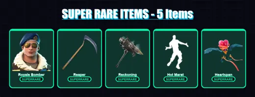 [PS4/PS5/XBOX/PC] | Royale Bomber | The Ice King | Fade | Zenith | Lynx | 28 skin | 30 pickaxe | 50 emote | 35 glider | Lv705