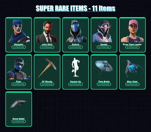 [PS4/PS5/XBOX/PC] | Warpaint | John Wick | Sultura | Xander | Rose Team Leader | 385 skin | 424 pickaxe | 302 emote | 253 glider | Lv3503 — Game account