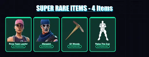 [PC/PSN] | Rose Team Leader | Warpaint | The Ageless | Predator | Paradigm (Reality-659) | 114 skin | 155 pickaxe | 137 emote | 137 glider | Lv1987