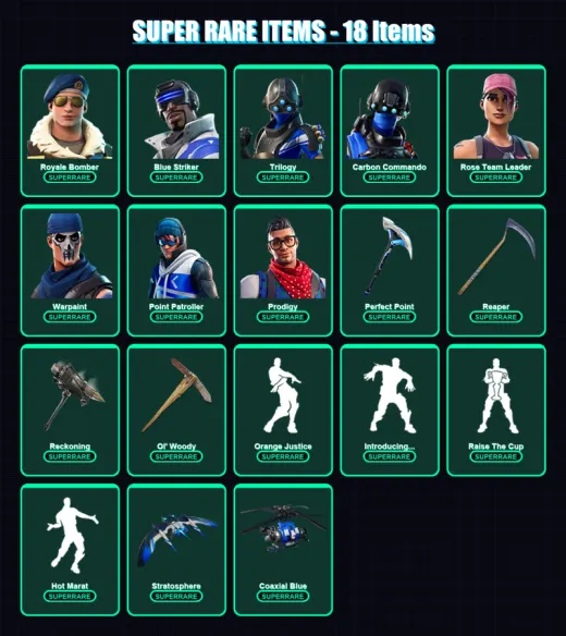 [PS4/PS5/XBOX/PC] | Royale Bomber | Blue Striker | Trilogy | 187 skin | Lv1287