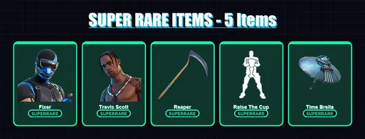 [PS4/PS5/XBOX/PC] | Fixer | Travis Scott | Paradigm (Reality-659) | Menace | Twyn | 103 skin | 130 pickaxe | 100 emote | 112 glider | Lv1635