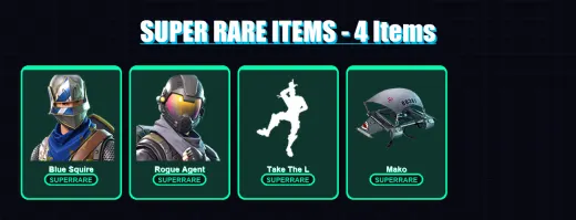 [PC/XBOX/PSN] | Blue Squire | Rogue Agent | Felina | Undercover Skye | Mission Specialist | 14 skin | 25 pickaxe | 23 emote | 16 glider | Lv273