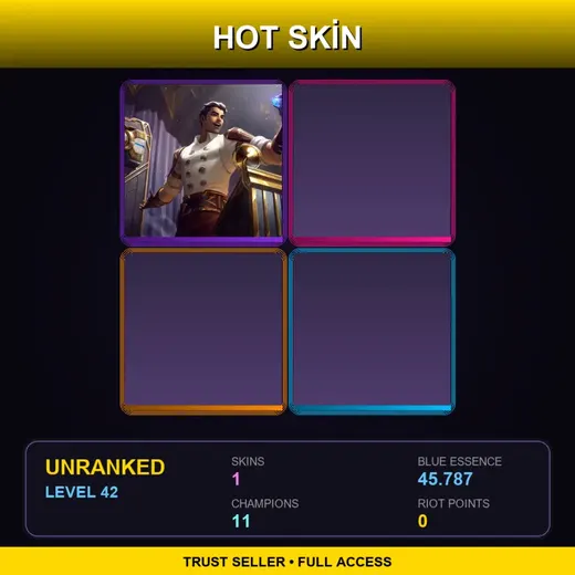 LAN | Arcane Inventor Jayce | 1 Skin | 11 Champ | Lv42