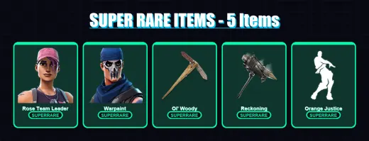[PC/PSN] | Rose Team Leader | Warpaint | Kymera | Ultima Knight | Fade | 121 skin | 145 pickaxe | 127 emote | 110 glider | Lv1494