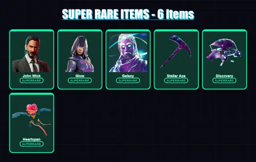 [PC/XBOX/PSN] | John Wick | Glow | Galaxy | Catalyst | Ultima Knight | 50 skin | 39 pickaxe | 56 emote | 44 glider | Lv473