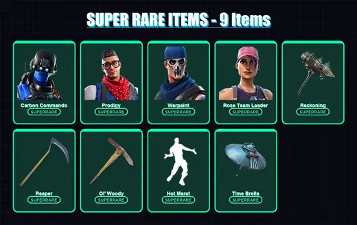 [PS4/PS5/XBOX/PC] | Carbon Commando | Prodigy | Warpaint | Rose Team Leader | The Ice King | 74 skin | 83 pickaxe | 74 emote | 87 glider | Lv986 — Game account