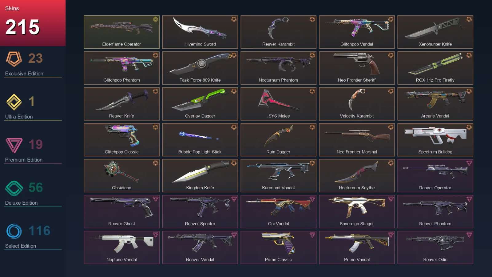 BR | Lv237 | Unranked | 215 Skin | 28 Agent | 216 Buddy