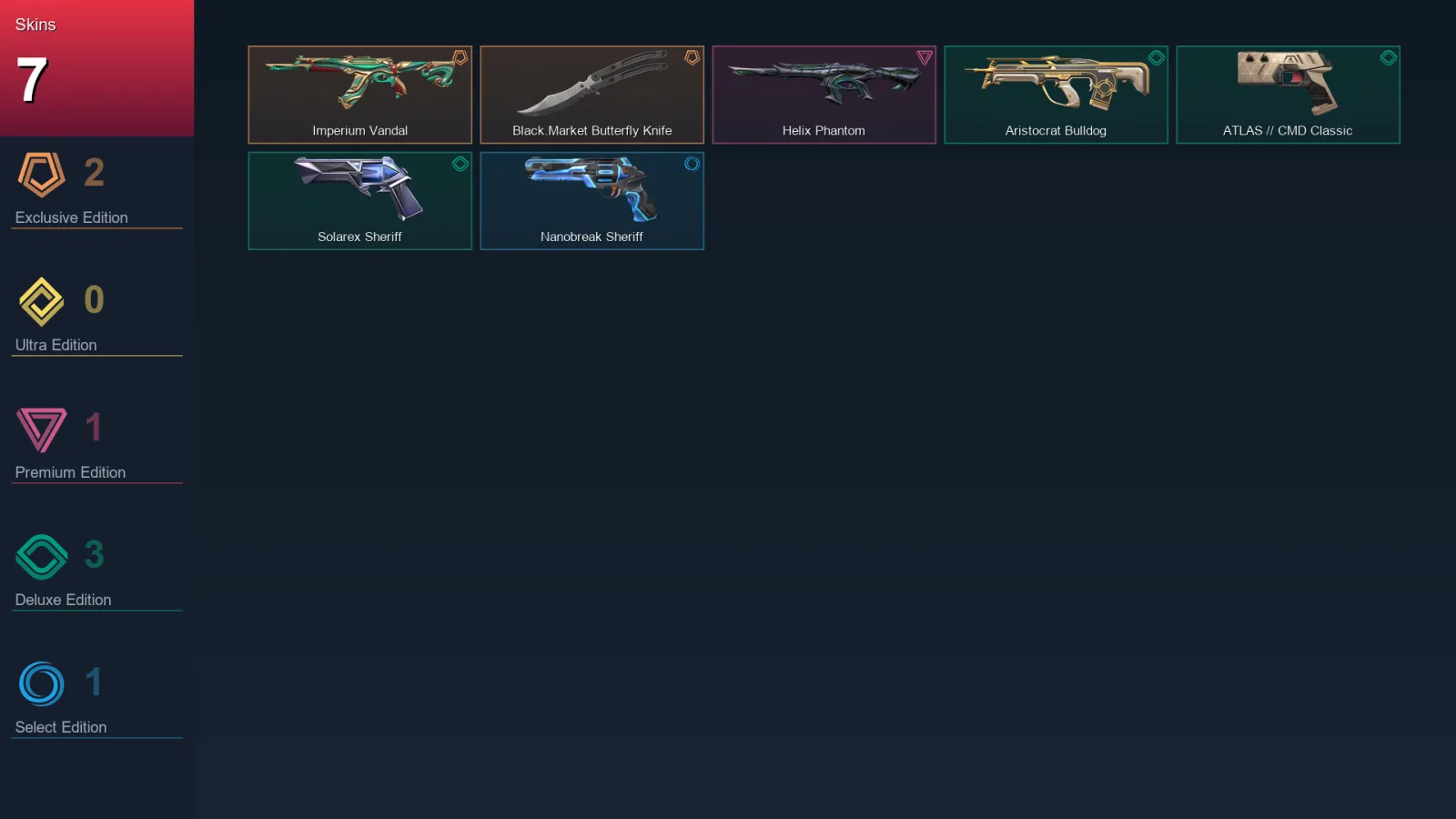 AP | Lv71 | Unranked | 7 Skin | 23 Agent | 25 Buddy