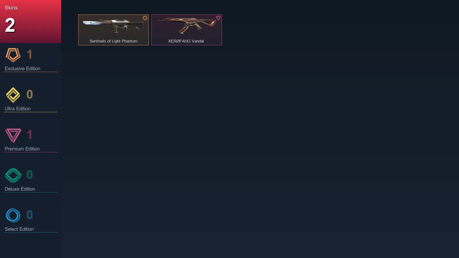 NA | Lv48 | Unranked | 2 Skin | 14 Agent | 32 Buddy