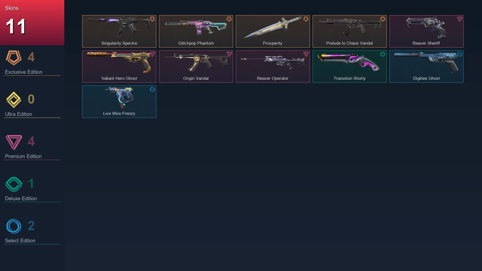 AP | Lv116 | Unranked | 11 Skin | 25 Agent | 56 Buddy — Valorant account