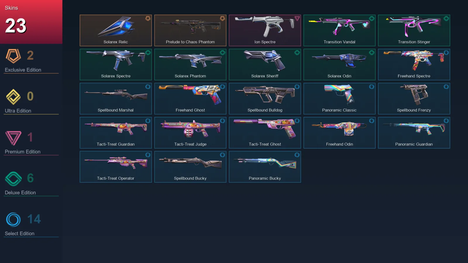 EU | Lv81 | Unranked | 23 Skin | 24 Agent | 51 Buddy — Valorant account