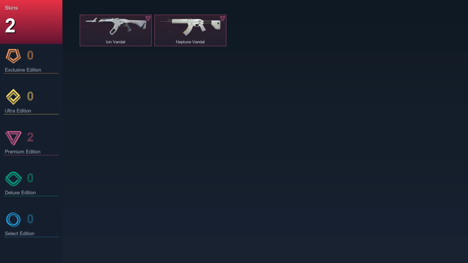 NA | Lv27 | Unranked | 2 Skin | 8 Agent | 5 Buddy