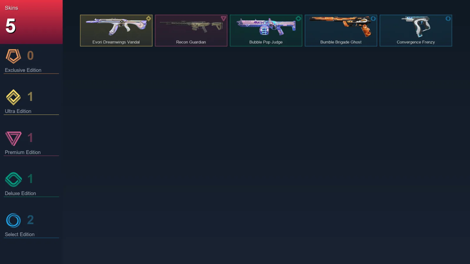 AP | Lv26 | Unranked | 5 Skin | 11 Agent | 9 Buddy