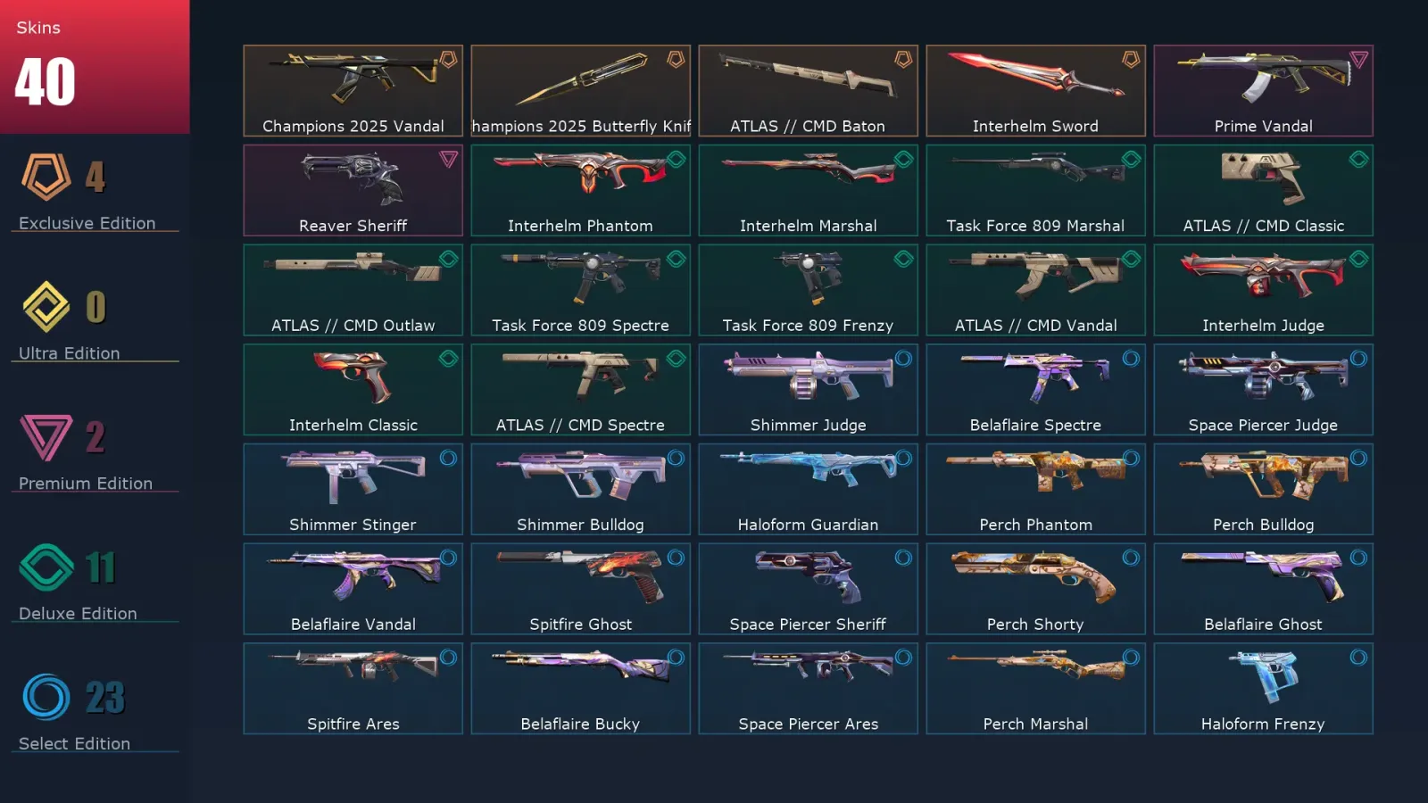 [Valorant] | EU | Level 80 | Diamond 3 | 24 Agents | 40 Skins — Valorant account