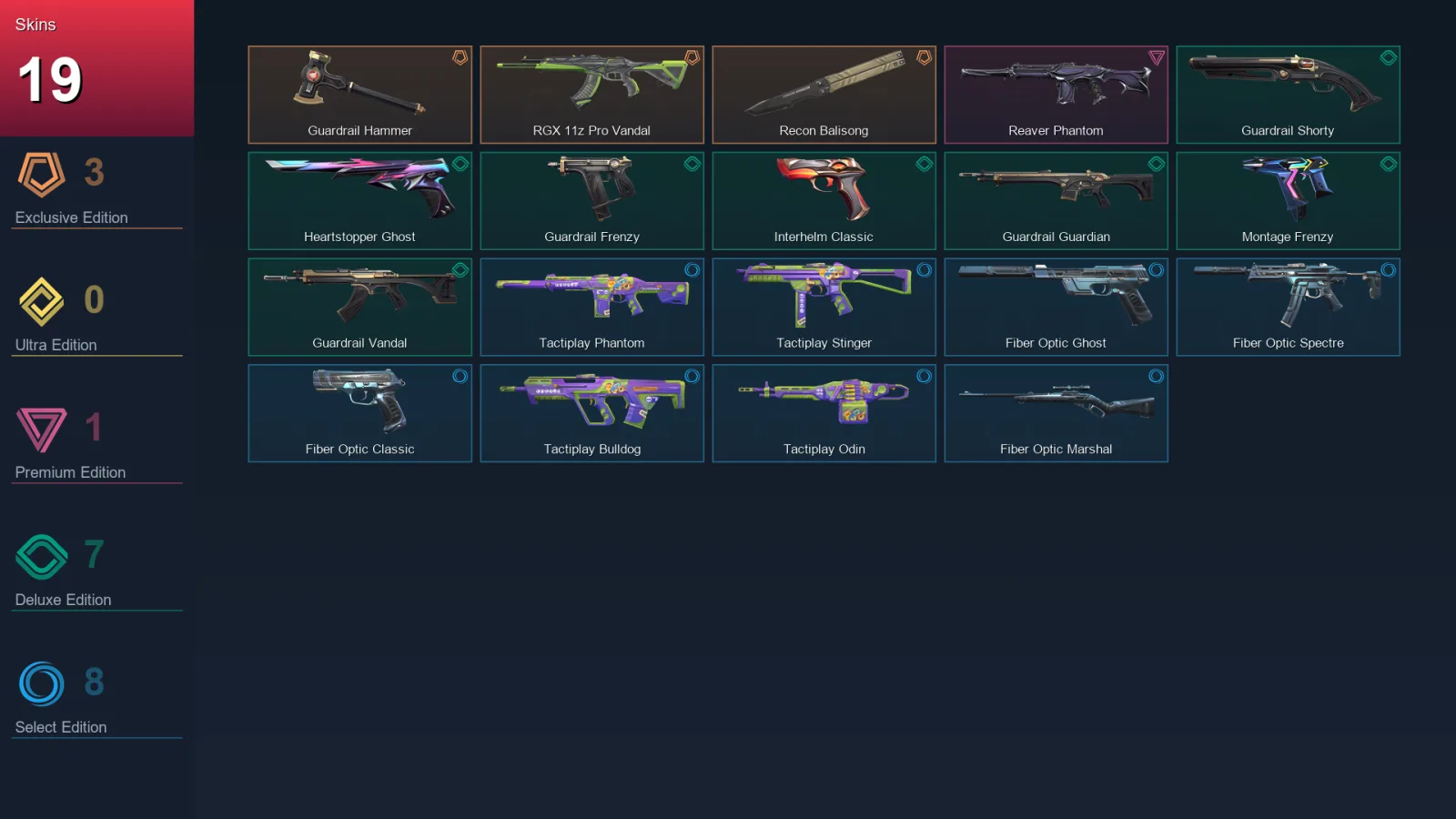 EU | Lv84 | Platinum I | 19 Skin | 27 Agent | 34 Buddy