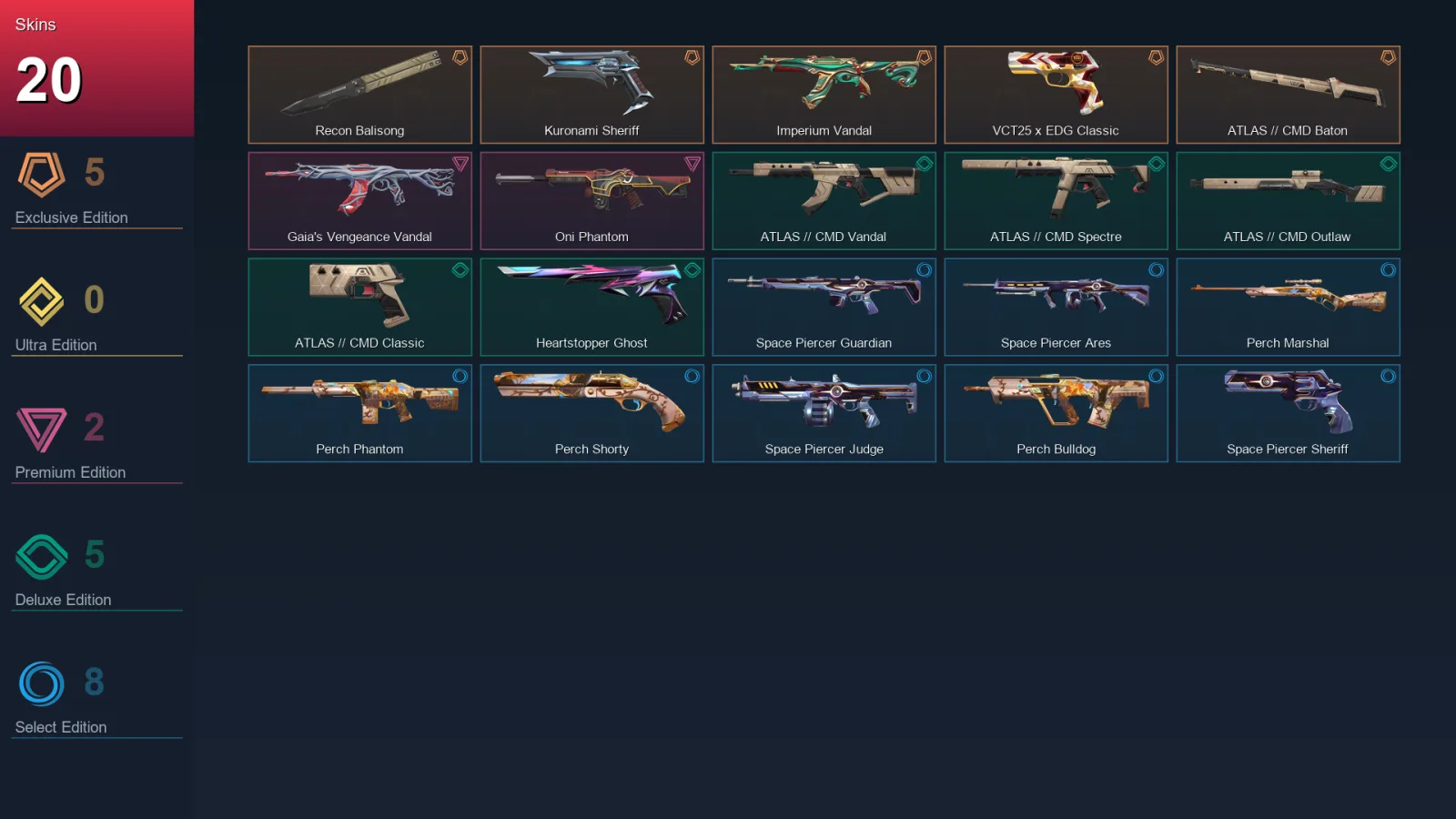 EU | Lv66 | Unranked | 20 Skin | 21 Agent | 33 Buddy — Valorant account
