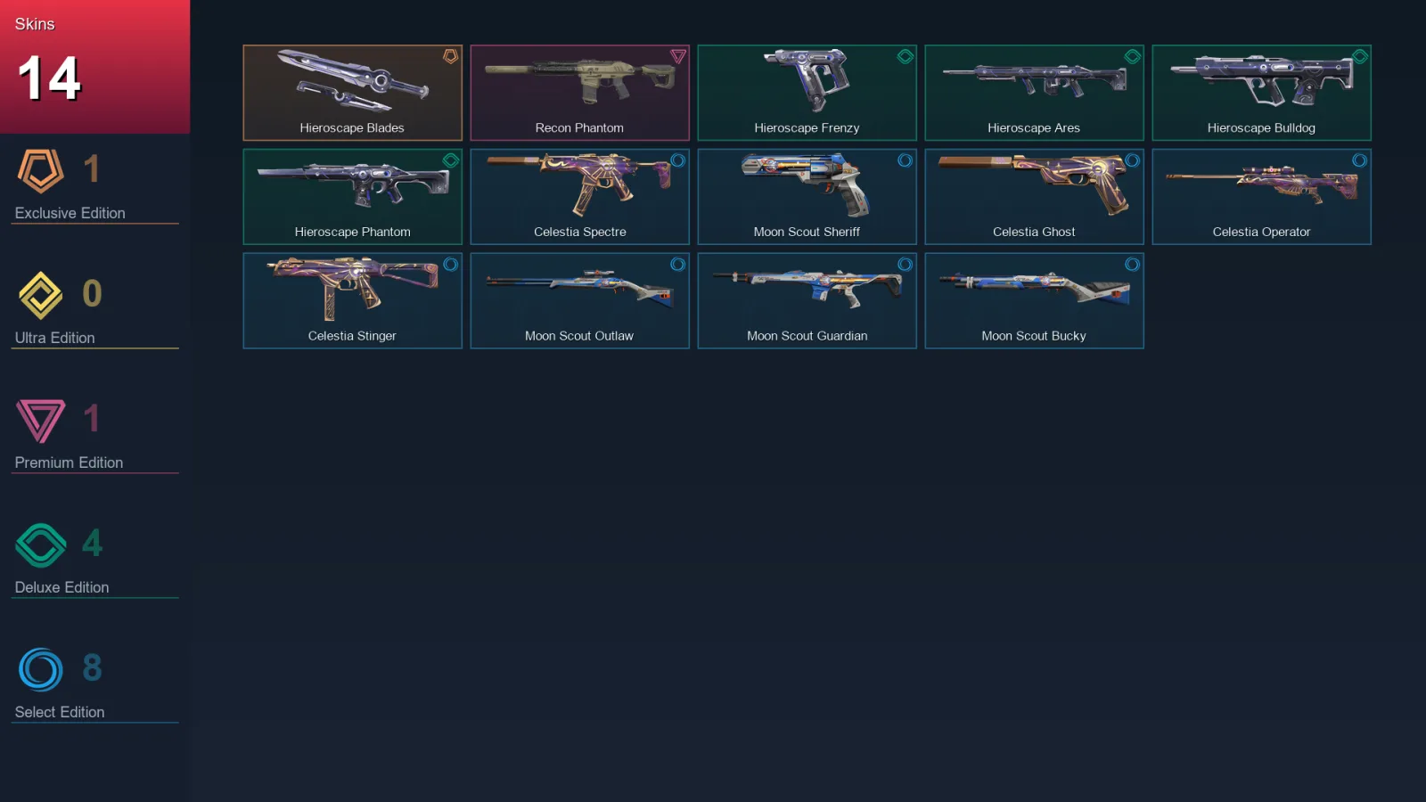 BR | Lv61 | Unranked | 14 Skin | 24 Agent | 31 Buddy