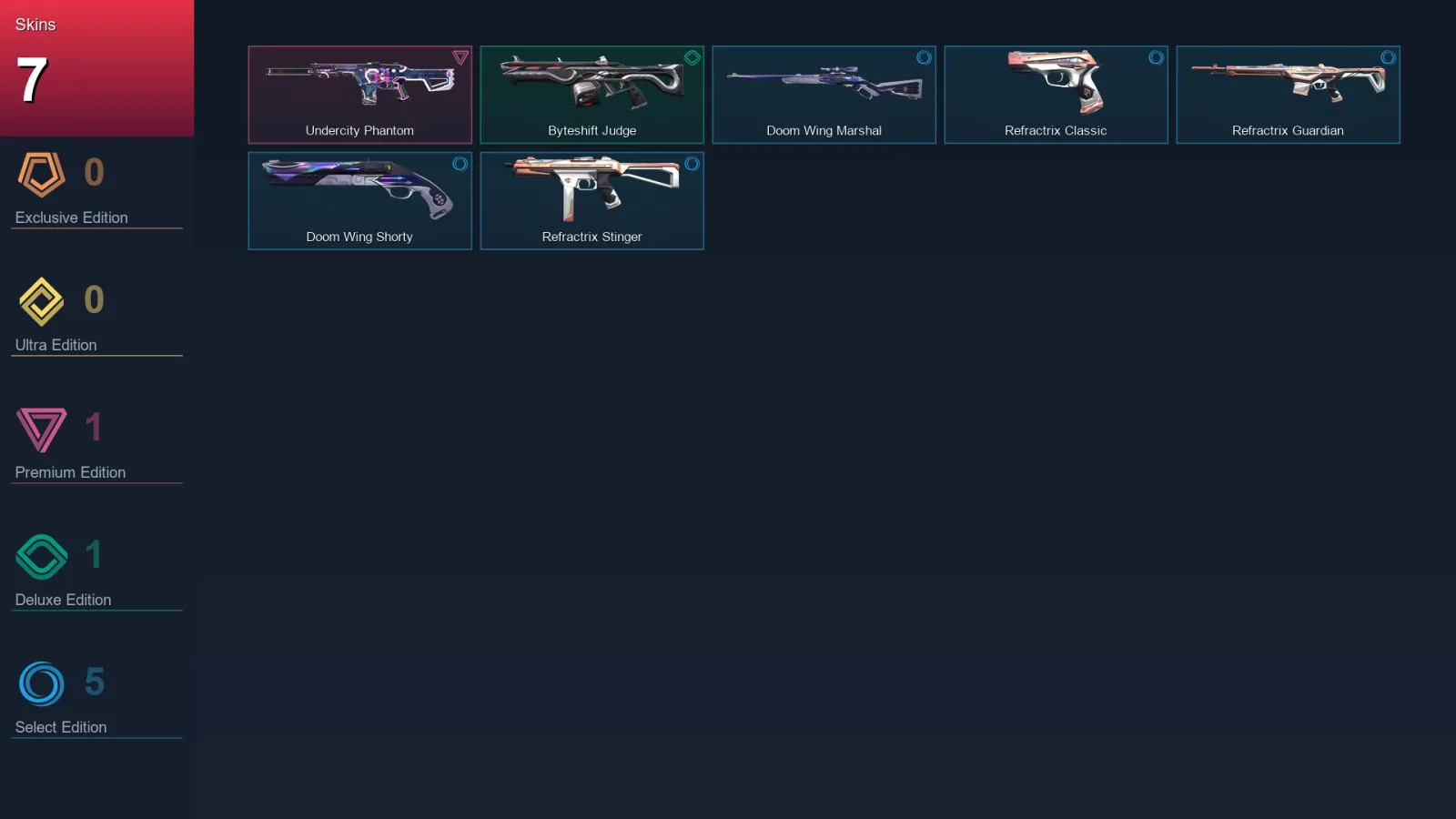 AP | Lv20 | Unranked | 7 Skin | 10 Agent | 7 Buddy