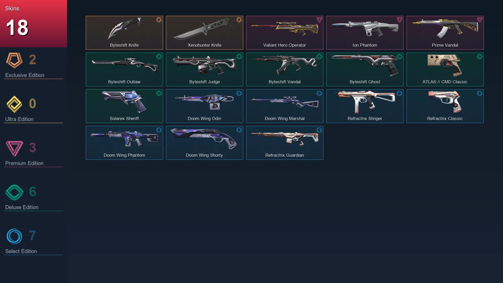 NA | Lv69 | Unranked | 18 Skin | 23 Agent | 29 Buddy — Valorant account