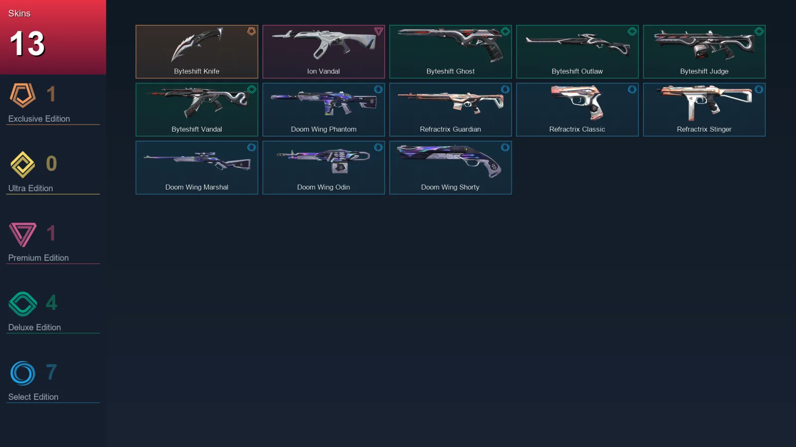 EU | Lv67 | Unranked | 13 Skin | 24 Agent | 36 Buddy — Valorant account