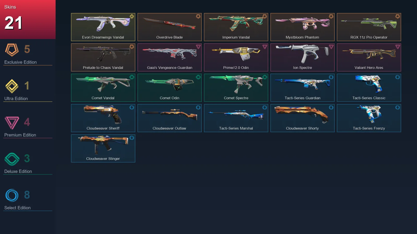 BR | Lv31 | Unranked | 21 Skin | 13 Agent | 17 Buddy — Unranked / Smurf Valorant