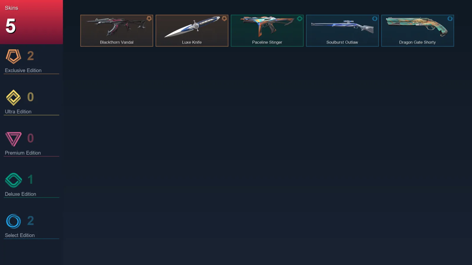 EU | Lv19 | Unranked | 5 Skin | 29 Agent | 7 Buddy