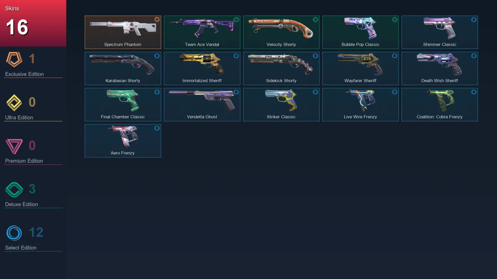 LA | Lv182 | Unranked | 16 Skin | 27 Agent | 83 Buddy — Valorant account