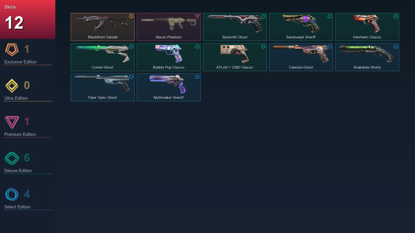 AP | Lv195 | Unranked | 12 Skin | 29 Agent | 64 Buddy — Valorant account