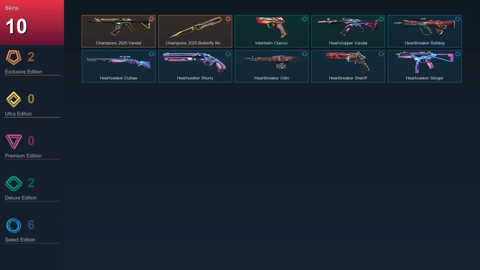 EU | Lv39 | Unranked | 10 Skin | 13 Agent | 19 Buddy