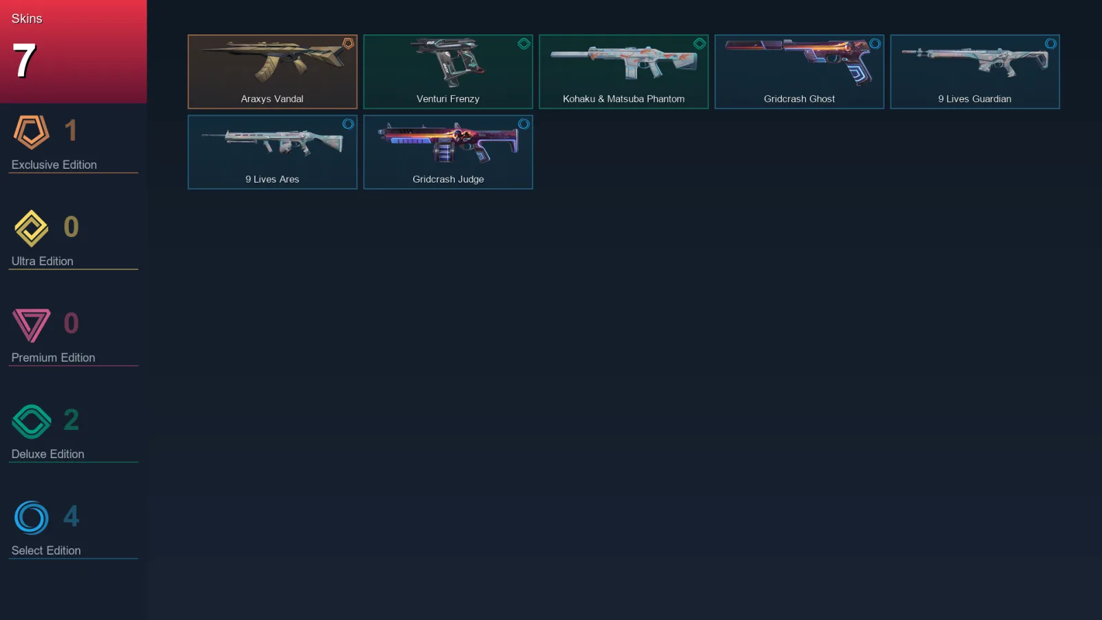 LA | Lv11 | Unranked | 7 Skin | 8 Agent | 5 Buddy