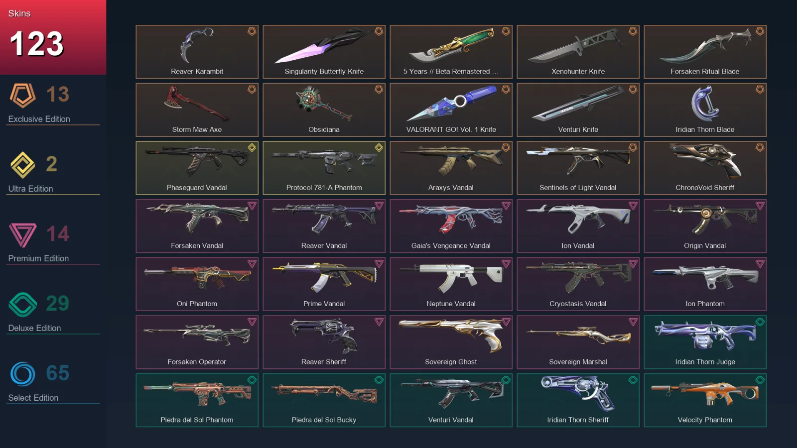 EU | Lv175 | Unranked | 123 Skin | 29 Agent | 123 Buddy