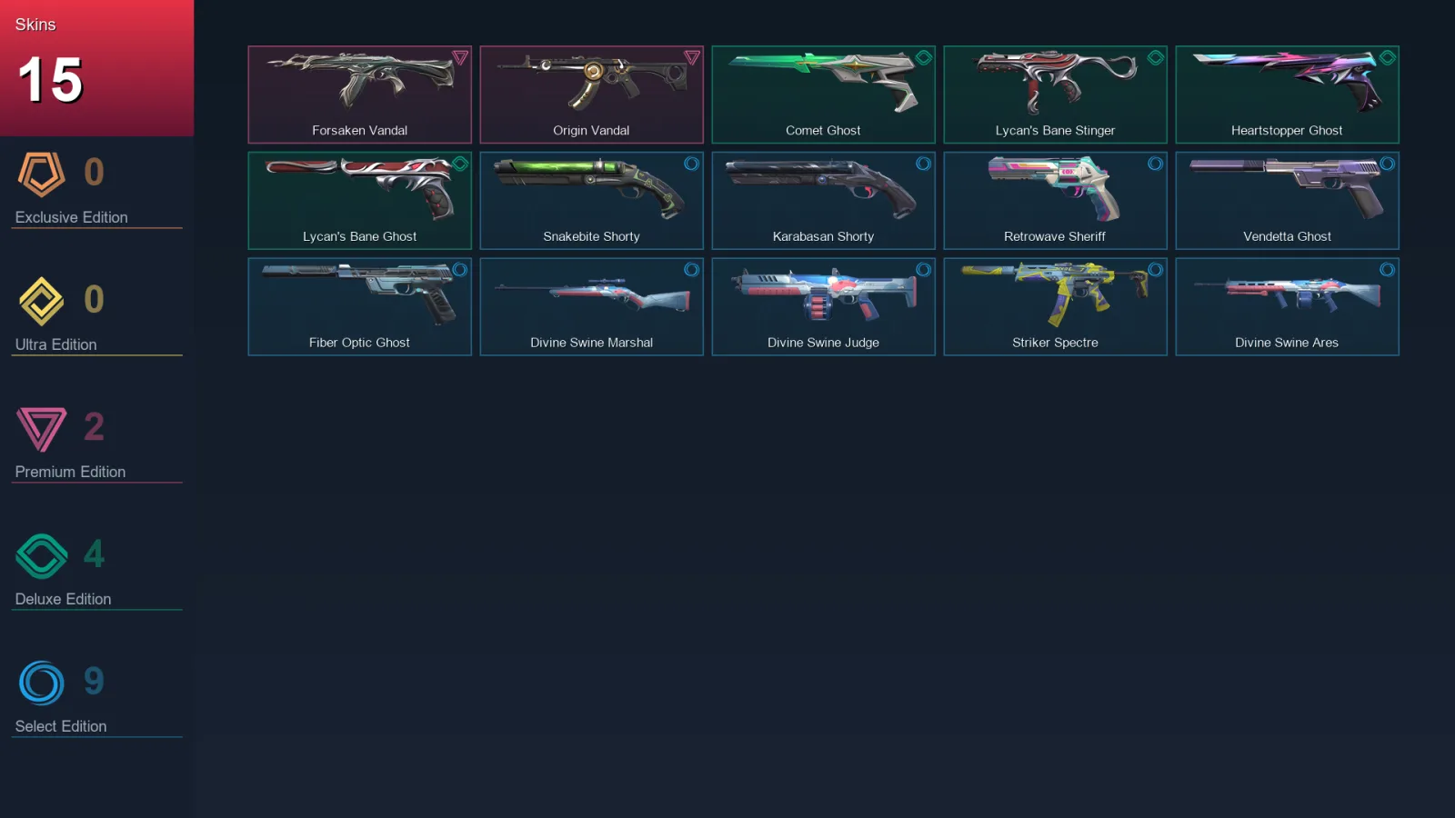 AP | Lv153 | Unranked | 15 Skin | 26 Agent | 68 Buddy — Valorant account