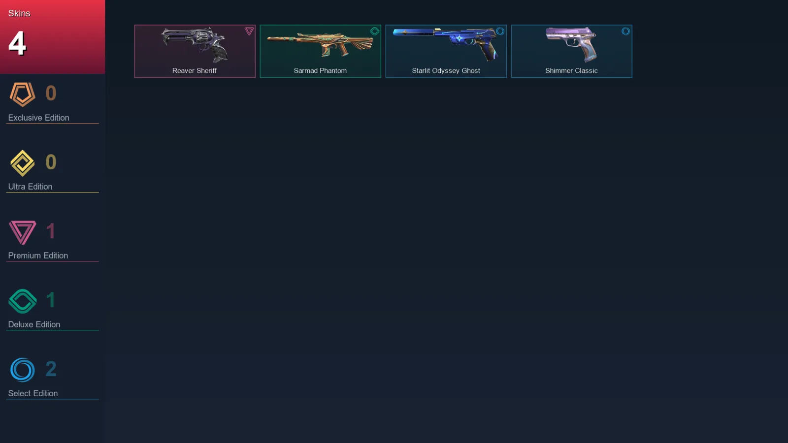 EU | Lv79 | Unranked | 4 Skin | 21 Agent | 24 Buddy