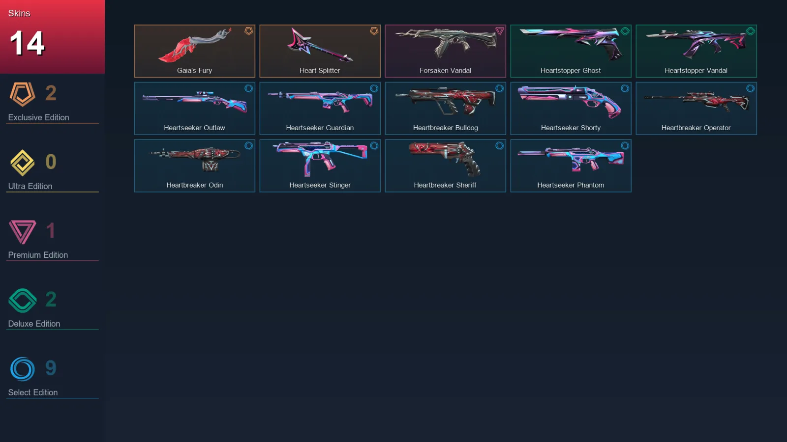 EU | Lv29 | Unranked | 14 Skin | 10 Agent | 12 Buddy — Valorant account