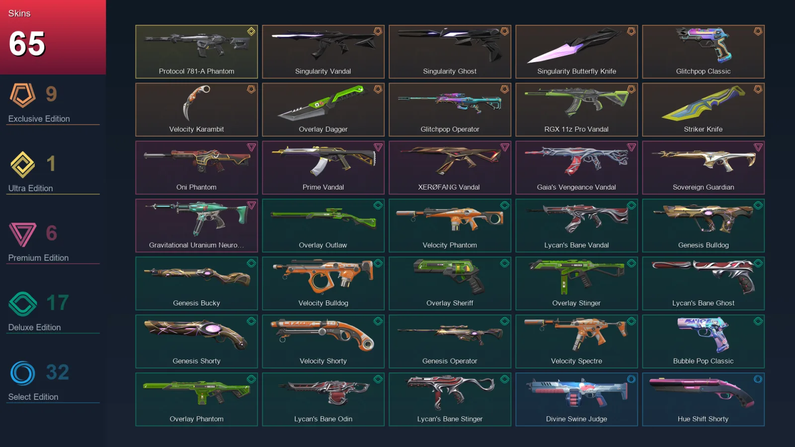 LA | Lv93 | Unranked | 65 Skin | 24 Agent | 70 Buddy