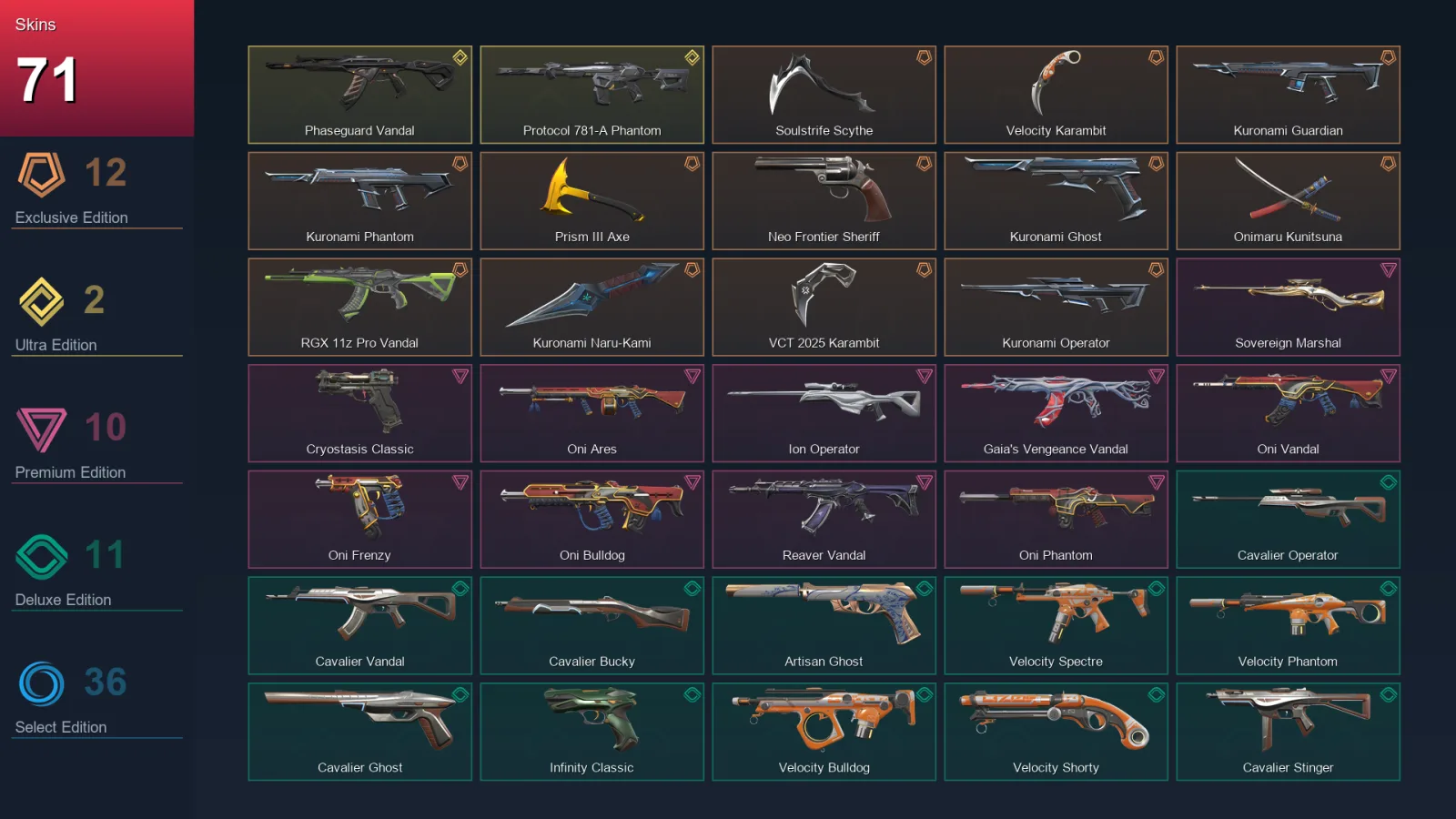 AP | Lv331 | Unranked | 71 Skin | 29 Agent | 141 Buddy