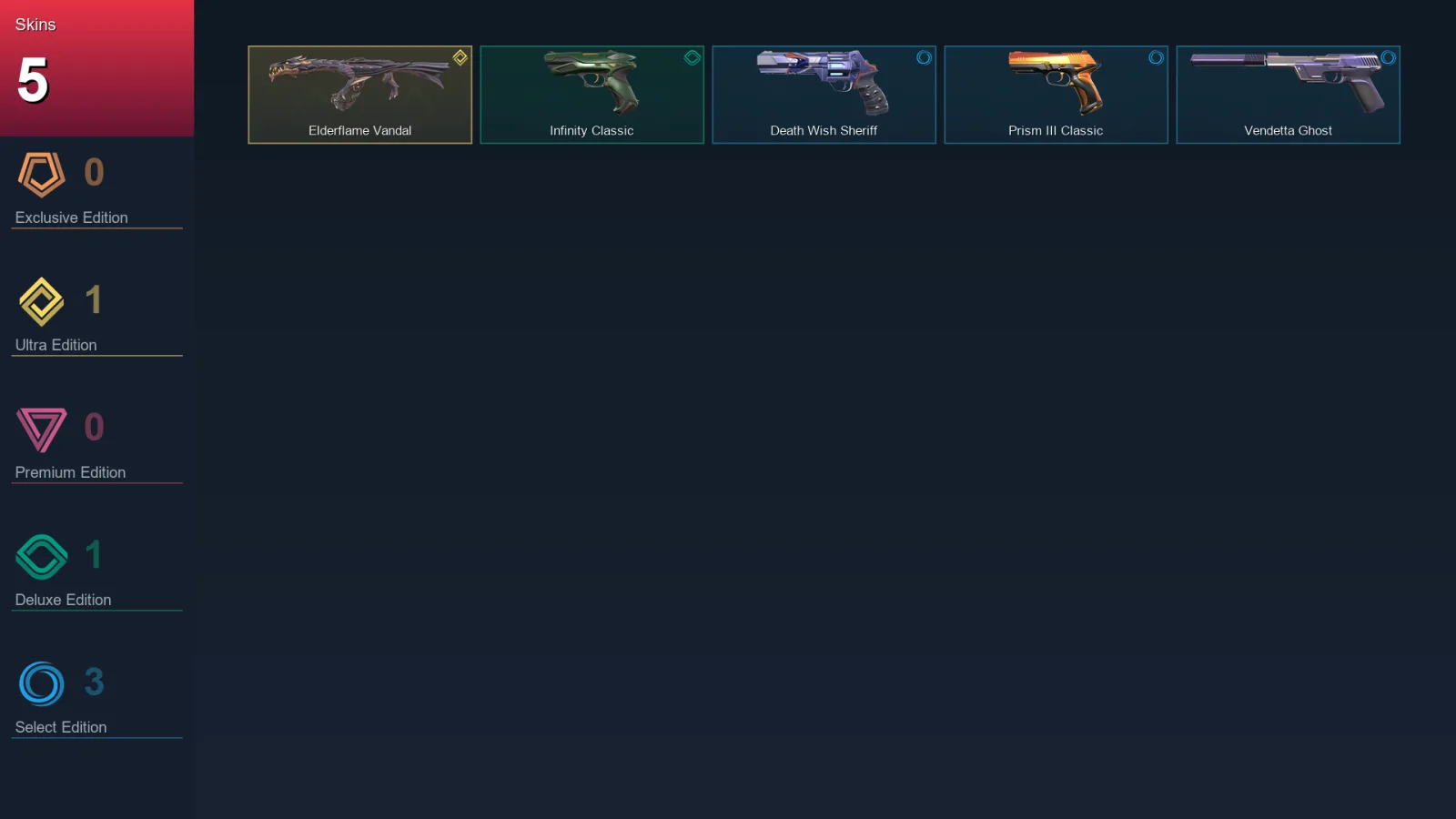 EU | Lv99 | Unranked | 5 Skin | 24 Agent | 44 Buddy — Valorant account