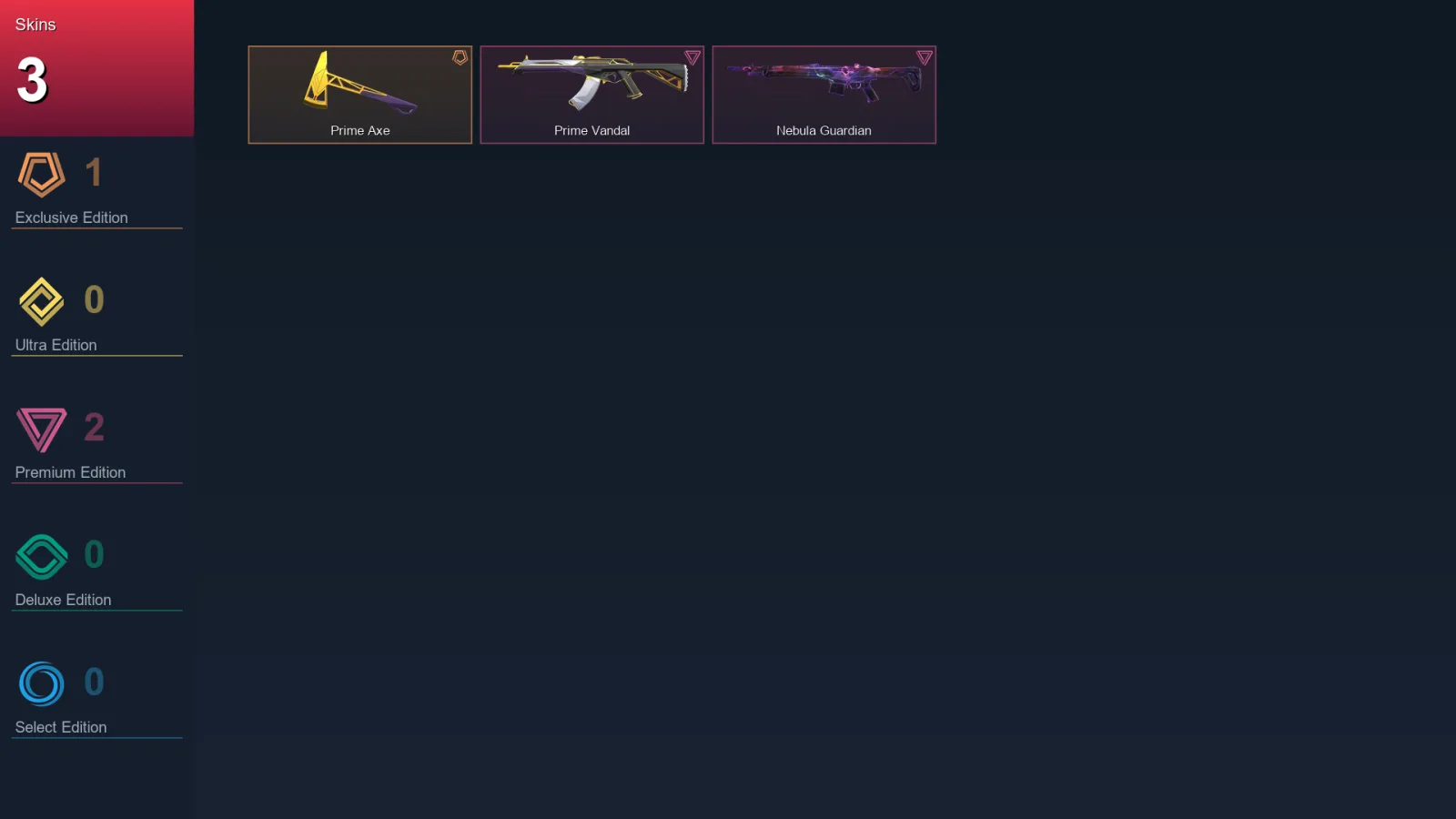 EU | Lv1 | Unranked | 3 Skin | 6 Agent | 1 Buddy — Valorant account