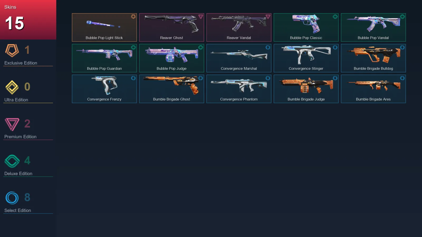 EU | Lv89 | Unranked | 15 Skin | 27 Agent | 46 Buddy — Valorant account