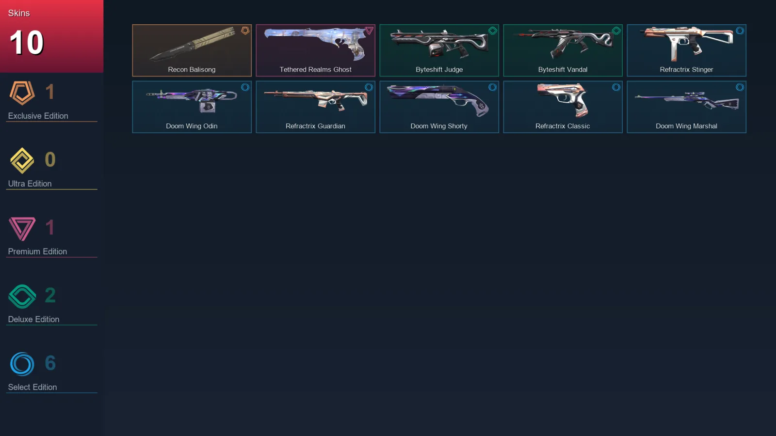 NA | Lv26 | Unranked | 10 Skin | 11 Agent | 10 Buddy